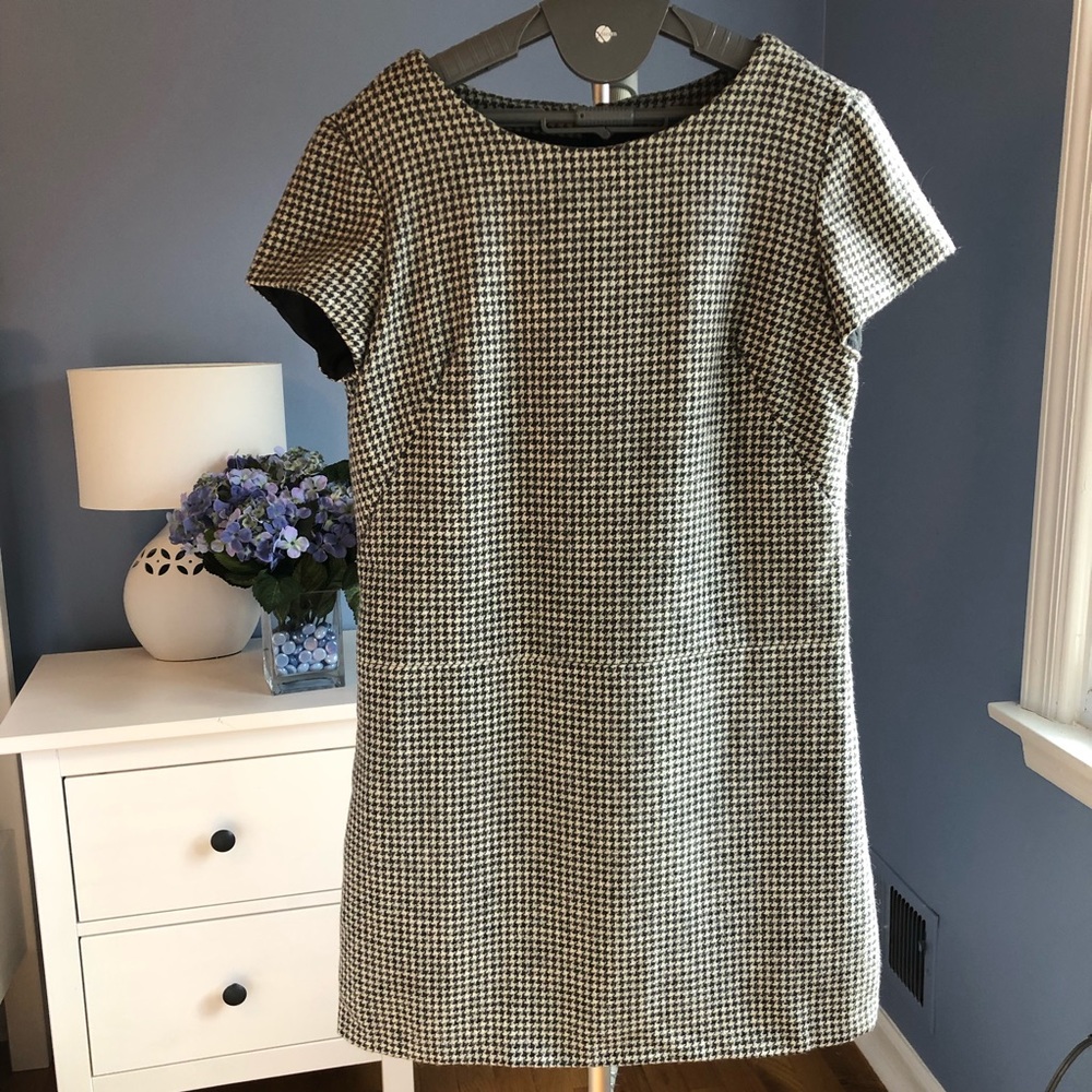Gap Premium Label Haringbone Tweed Wool Dress